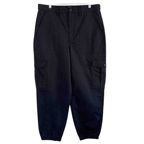 Madwell Cargo Jogger Pants Barrel Almost Black NA969 Size 33 Adjustable Waist - Picture 3 of 6